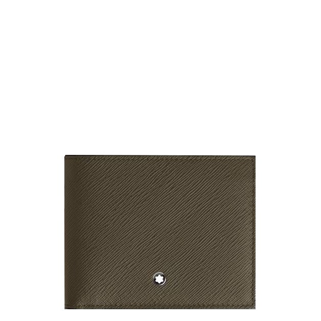 Montblanc Sartorial kaki leren portemonnee 221362