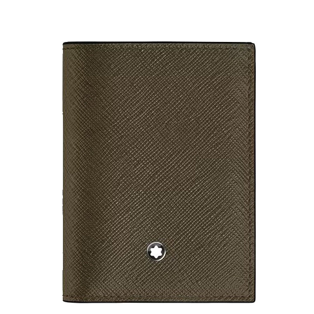 Montblanc mini wallet 4 pockets Sartorial leather khaki 221508