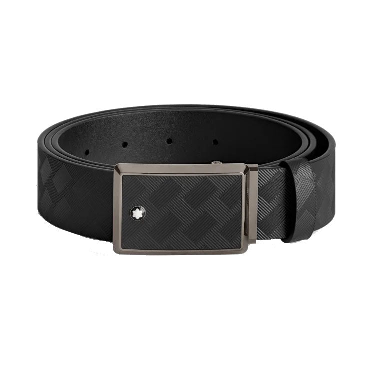 Montblanc Exterme Belt 3.0 Zwart leer 35 mm 199106