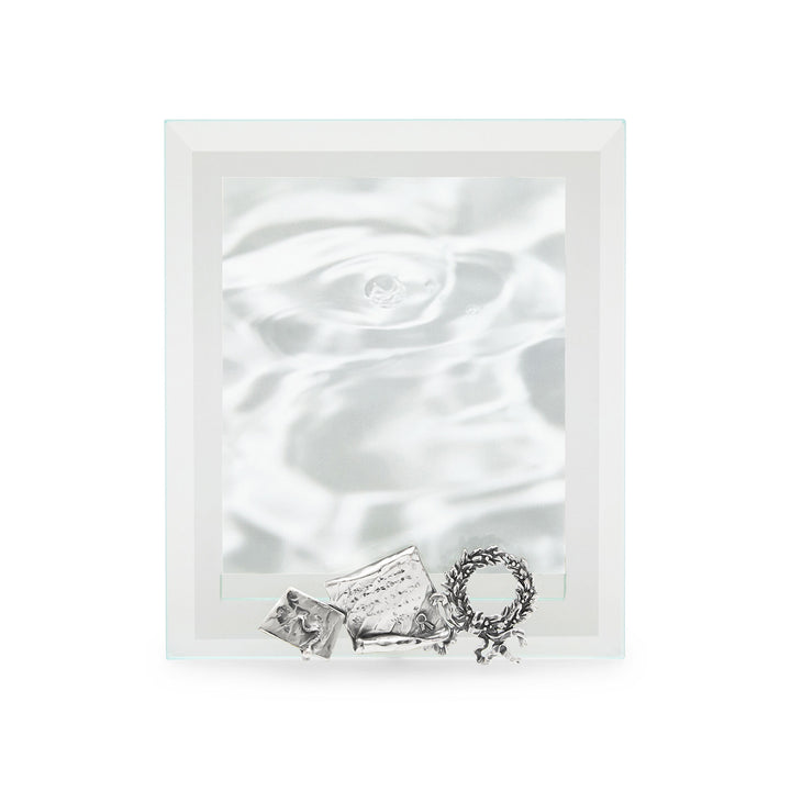 Giovanni Raspini Graduation Light Frame - Silver and cut glass frame - 02324