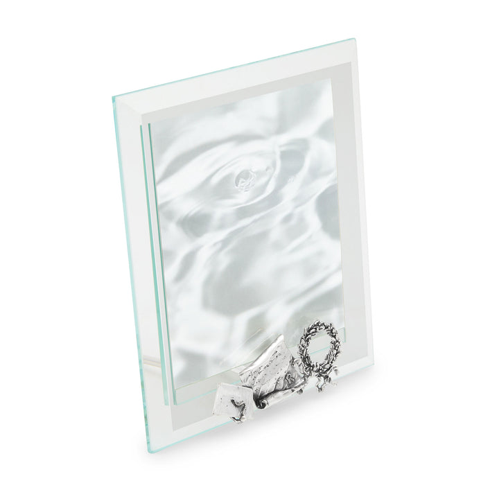 Giovanni Raspini Graduation Light Frame - Silver and cut glass frame - 02324