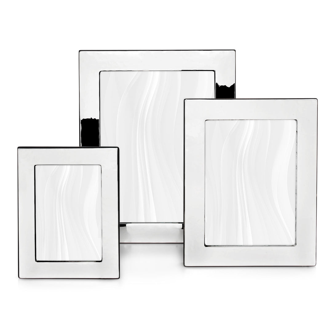 Giovanni Raspini groot gehamerd frame - zilveren frame - 02396