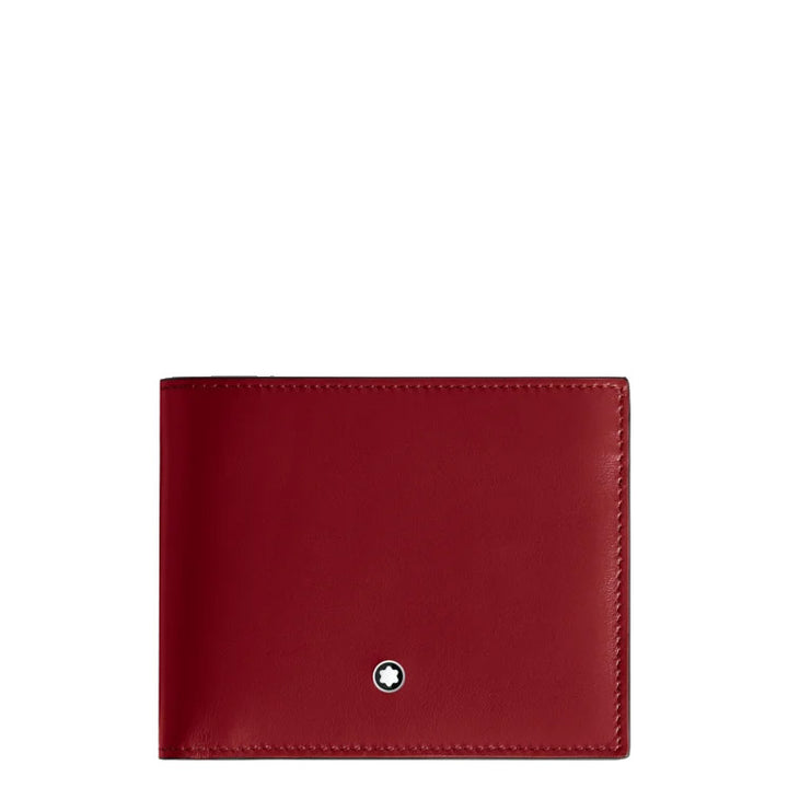 Montblanc wallet 6 compartments Meisterstück dark rust 198805