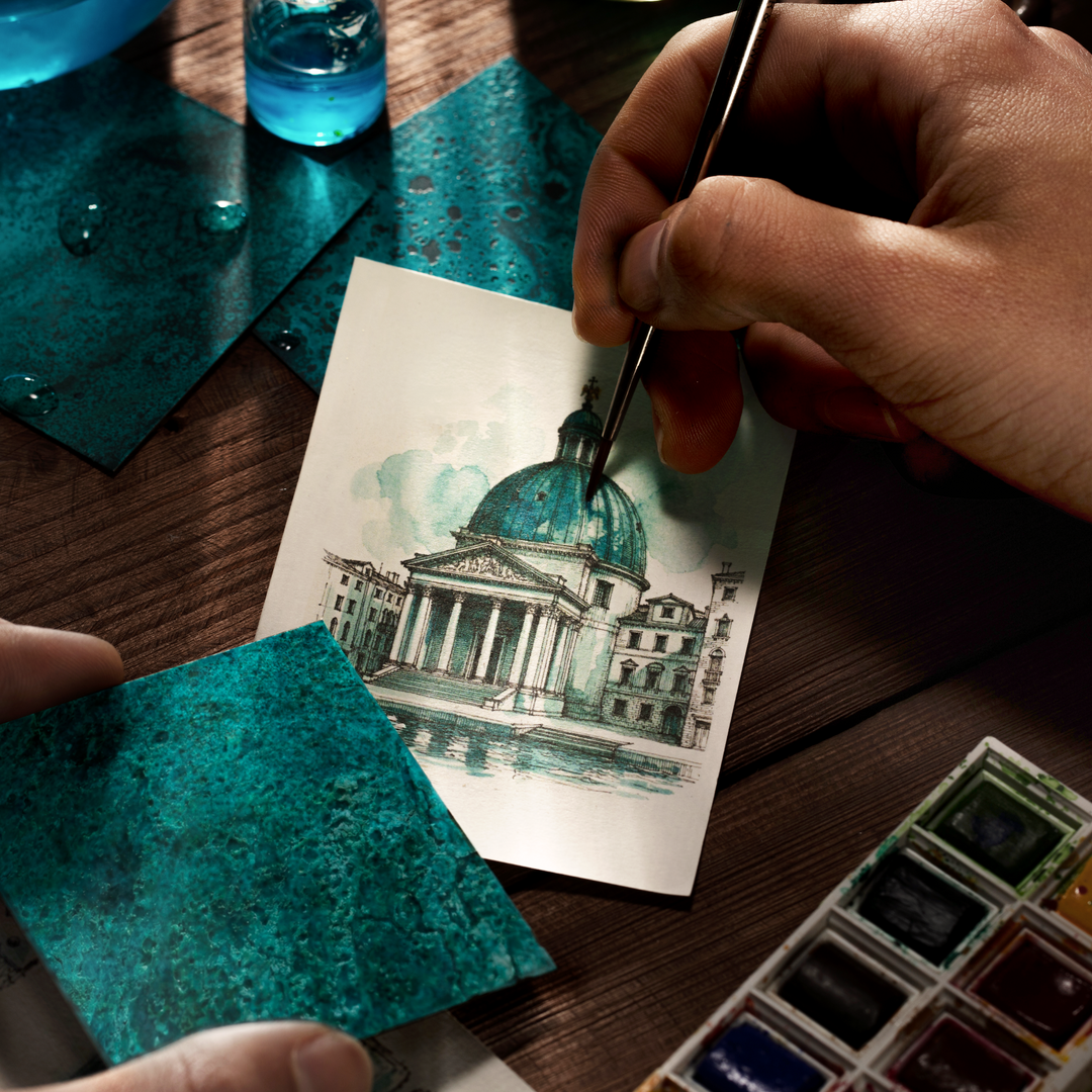 Venetian Nereide Verdigris - 4521549