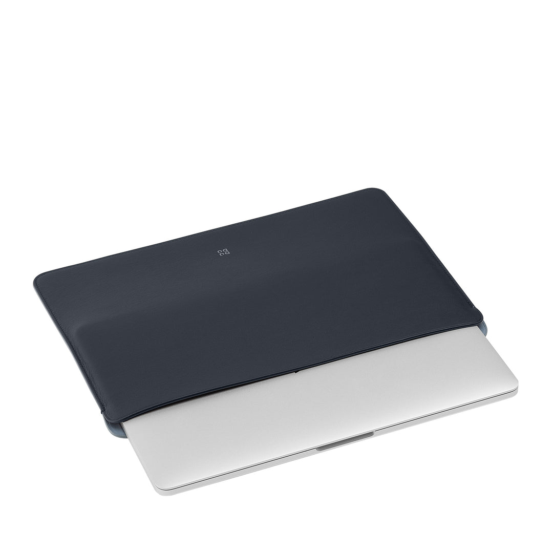 DUDU 13 Inch PC Case in Soft Leather, Colorful Protective Sleeve for Laptop Notebook Macbook 13" Two-Tone Slim Design
