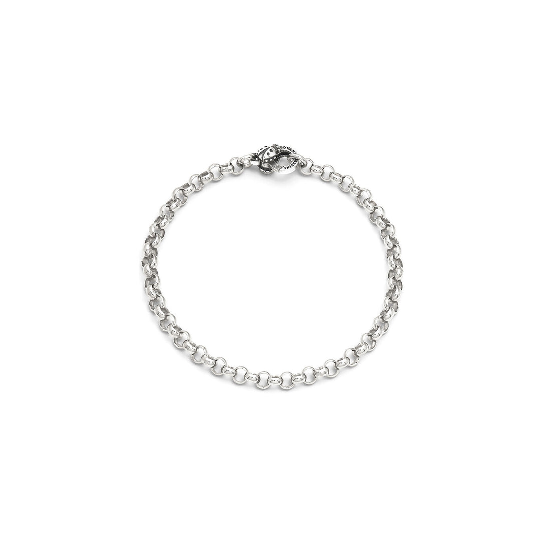 Giovanni Raspini Small Rolò Bracelet with Ladybug Closure 12452