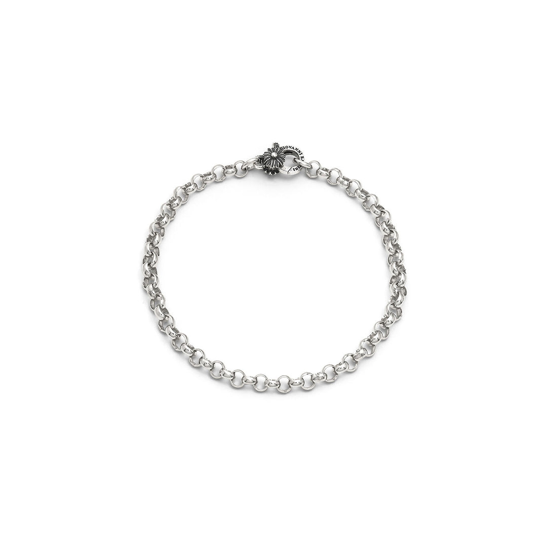 Giovanni Raspini Kleine Rolò-armband met madeliefjessluiting 12454