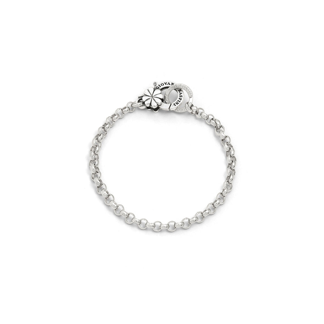Giovanni Raspini Brisé-armband met klavertje-viersluiting 12459
