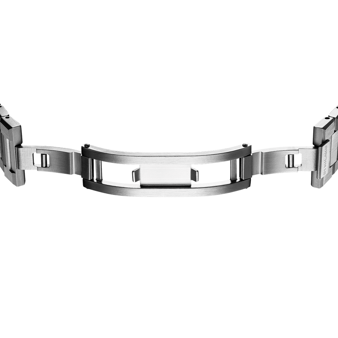 D1 Milano Silver Ultra Thin Watch 40mm D1-SP-UT40BR01