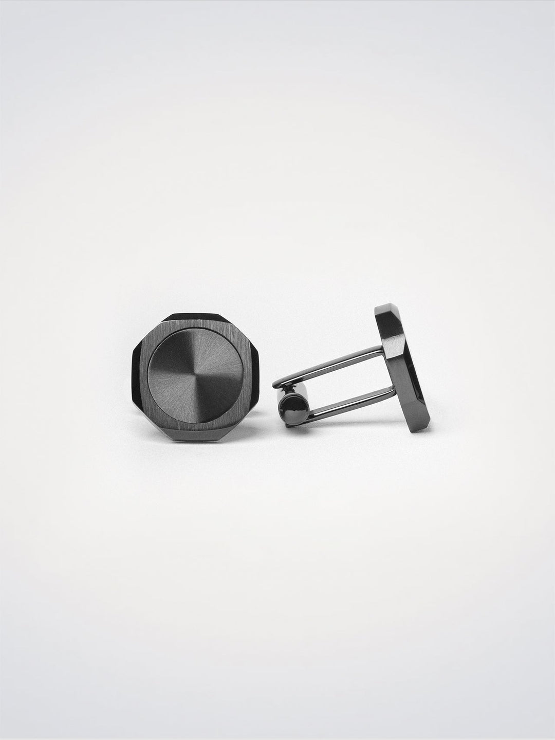 D1 Milano Octagonal cufflinks Anthracite D1-JWCLSU06