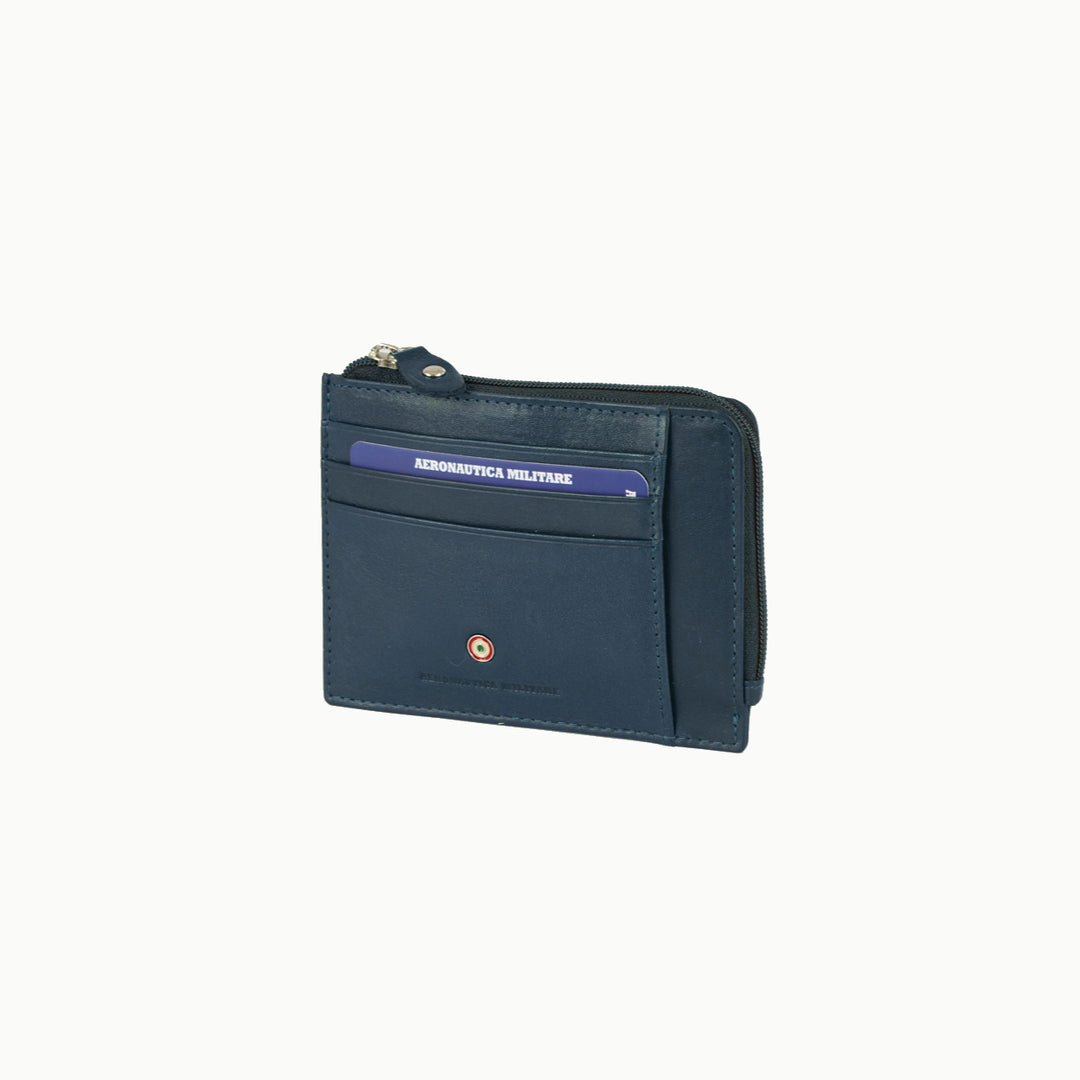 Flat leather wallet New Plate line