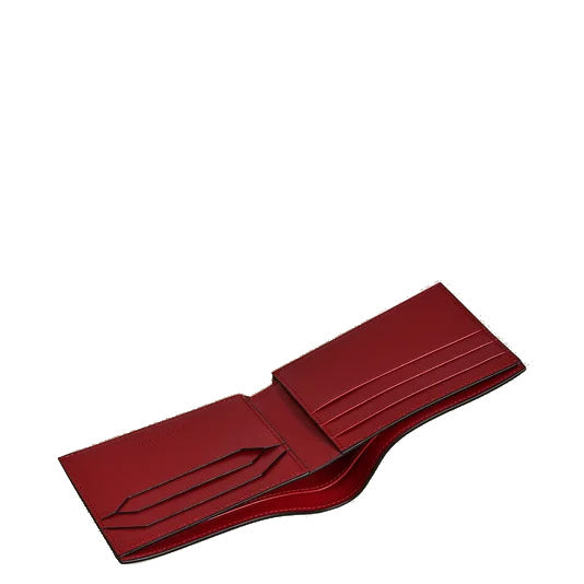 Montblanc wallet 6 compartments Meisterstück dark rust 198805