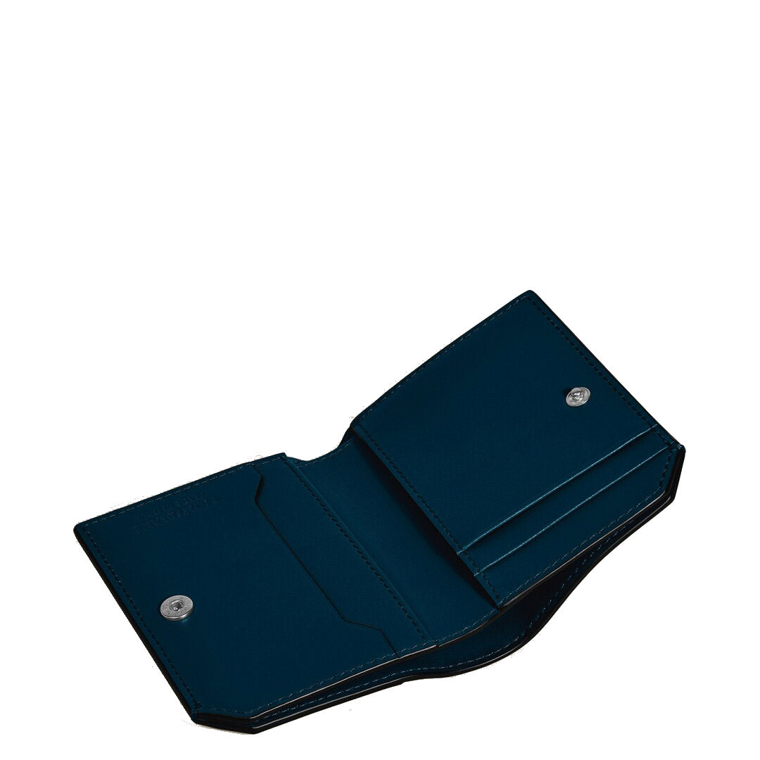 Montblanc mini wallet 4 compartments Soft blue legion 198747