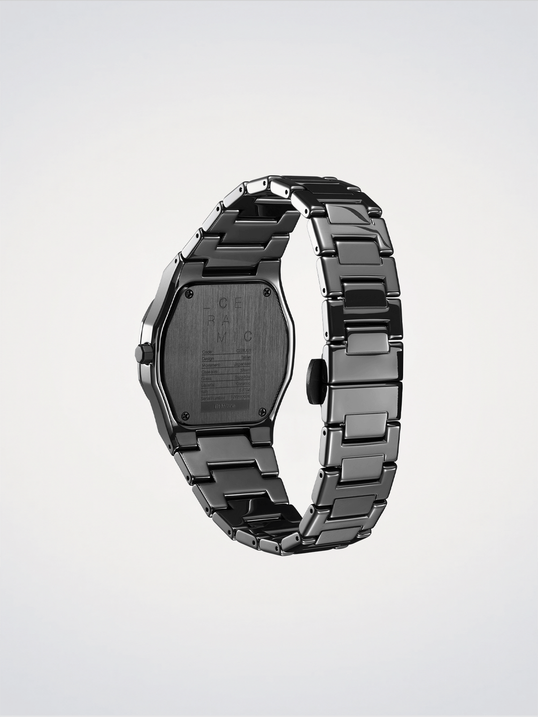 D1 Milano Reinschwarze Keramik 37 mm D1-CEBU01