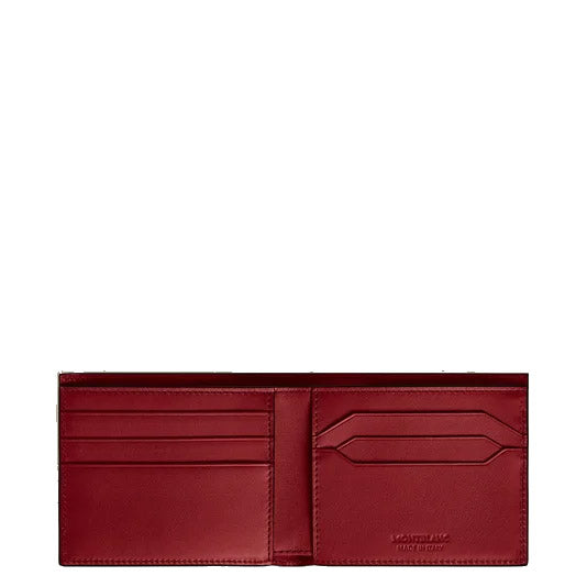 Montblanc wallet 6 compartments Meisterstück dark rust 198805