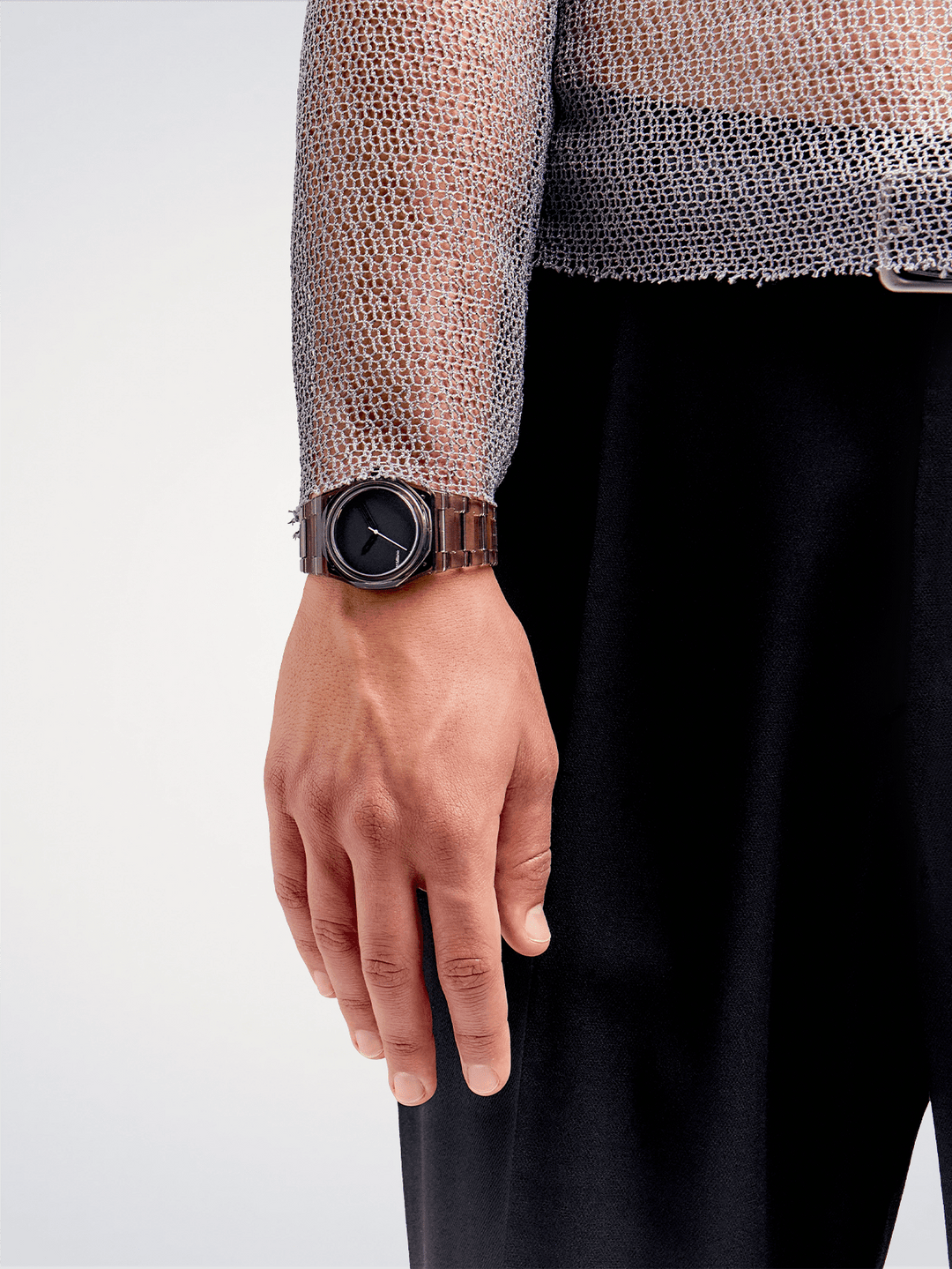 D1 Milano Exp_Schwarzes Nylon 39 mm D1-NYBJ02