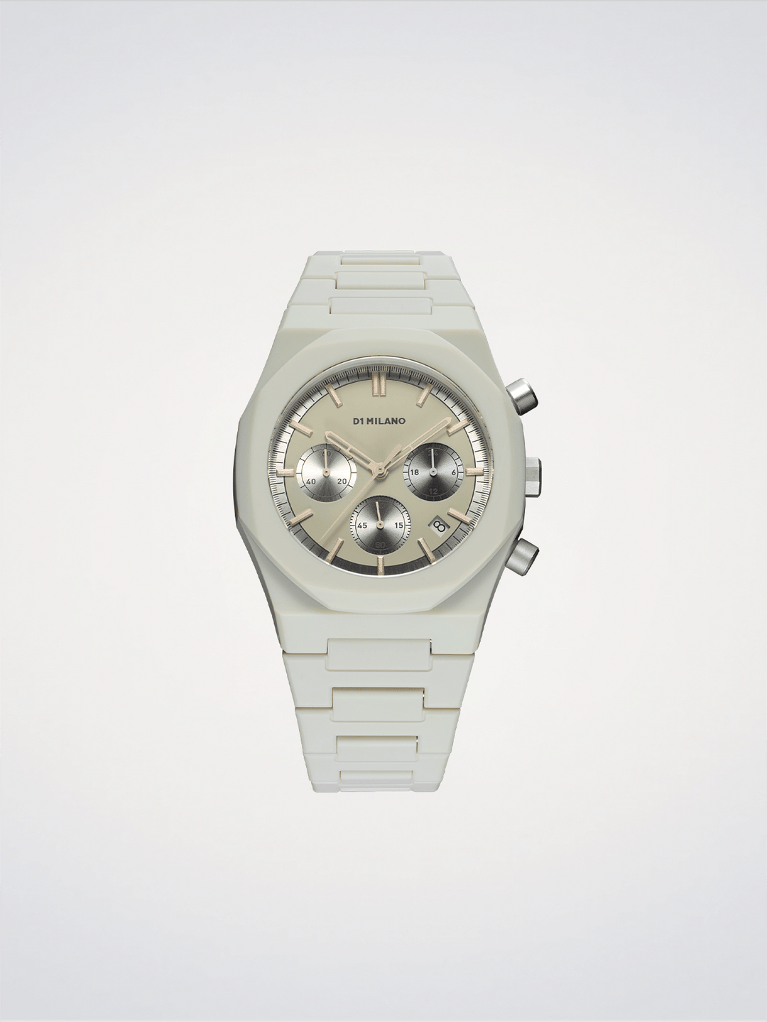D1 Milano Fossielgrijs Polychrono 40,5 mm D1-PHBJ08