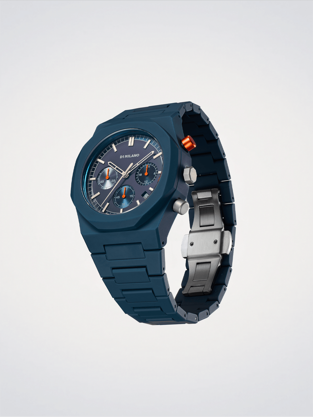D1 Milano Neptune Blue Polychrono 40.5mm D1-PHBJ09
