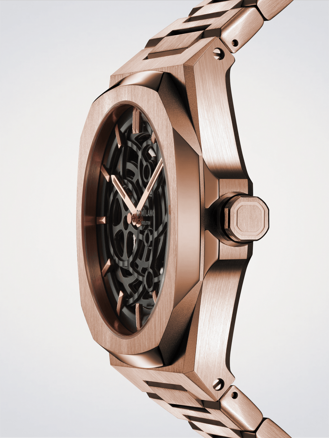 D1 Milano Rose Gold Skeleton 41.5mm D1-SKBJ12