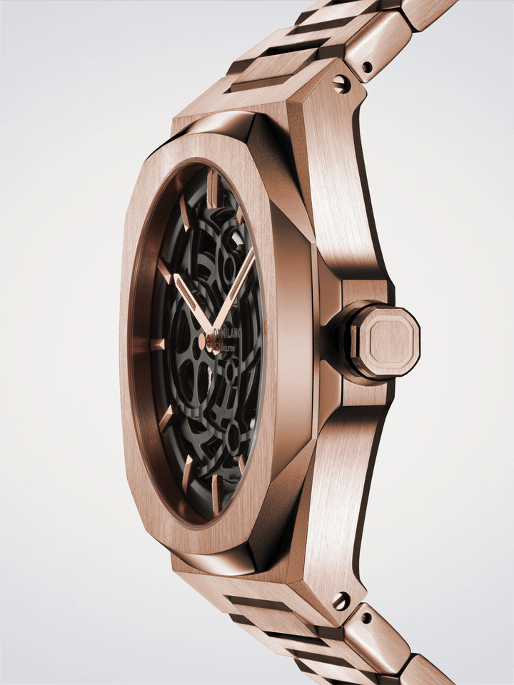 D1 Milano Rose Gold Skeleton 41.5mm D1-SKBJ12