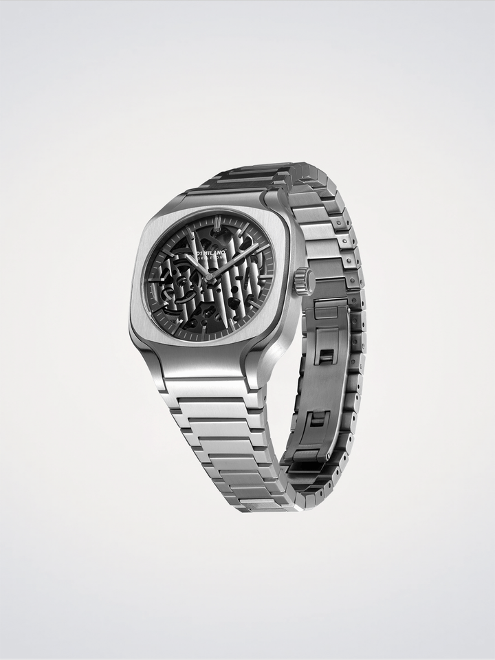 D1 Milano Grey Diepte Vierkant Skelet 37 mm D1-SLBJ01