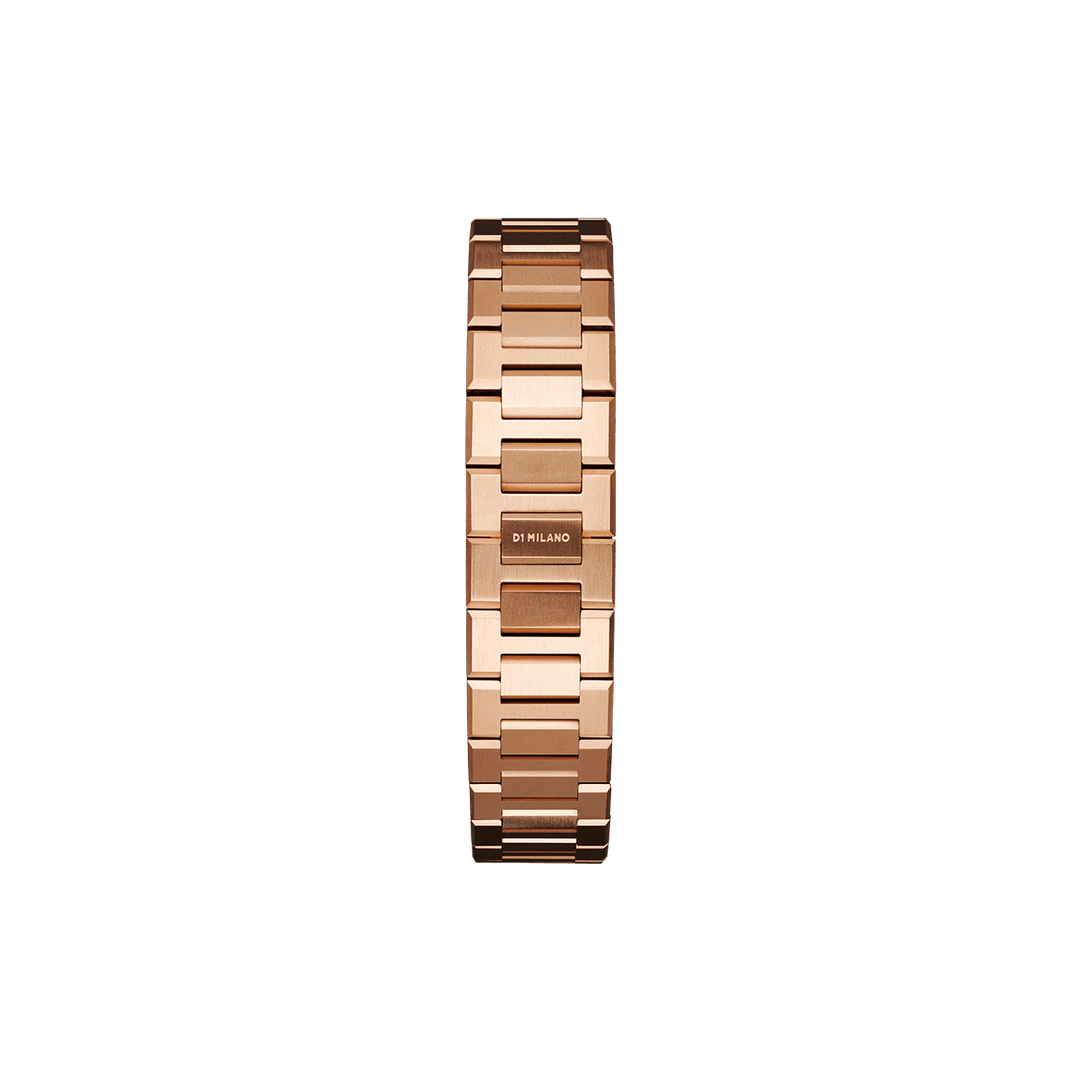 D1 Milano Rose Gold Ultra Thin Watch 38mm D1-SP-UT38BR02