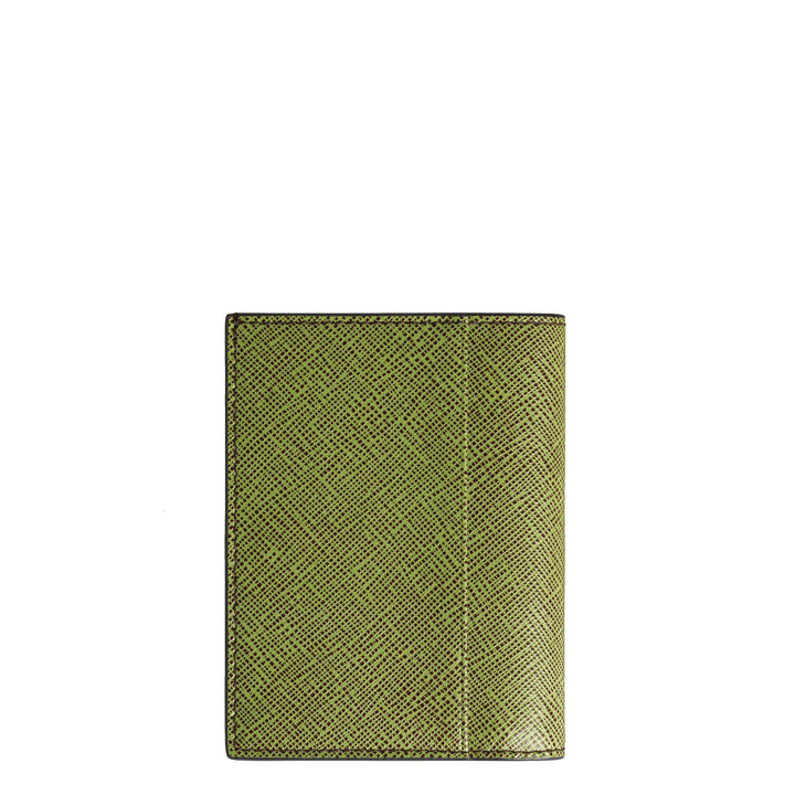 Montblanc mini portemonnee 4 vakken Sartorial multi limoen/cassis 199355