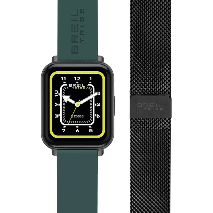 Breil SBT-2 45 mm Smartwatch aus schwarzem Stahl mit schwarzem PVD-Finish EW0674