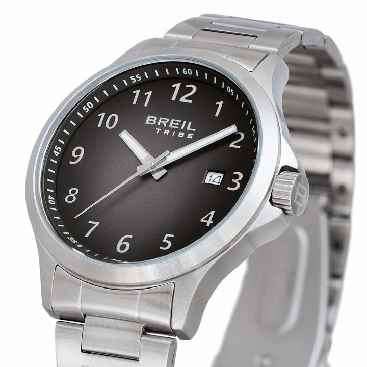 Breil Uhr Kai 41 mm grauer Quarzstahl EW0782