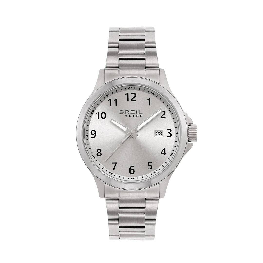 Breil watch Kai 41mm silver quartz steel EW0783