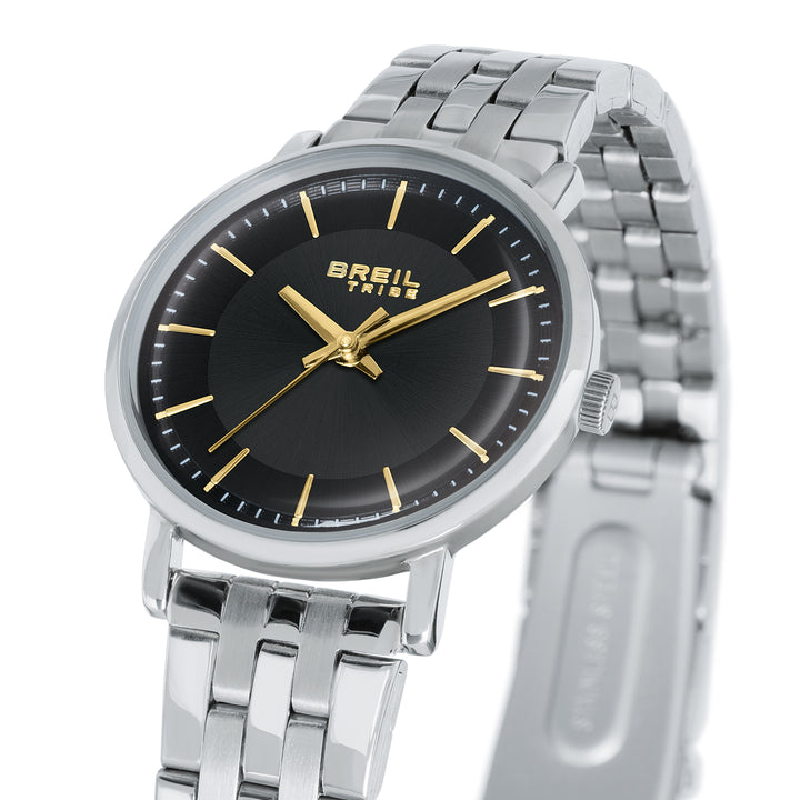 Breil Esme Uhr 28 mm schwarzer Quarzstahl EW0800