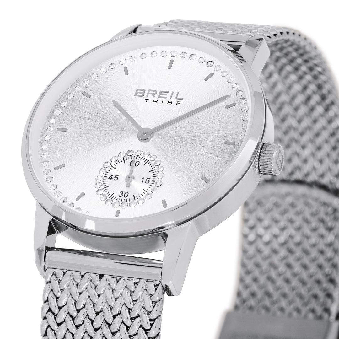 Breil Uhr Drop 32mm Silber Quarzstahl EW0801