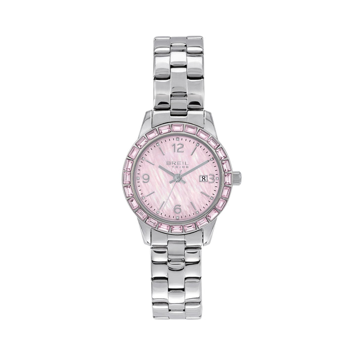 Breil Glow And Go Uhr 30 mm rosa Perlmutt-Quarzstahl EW0824