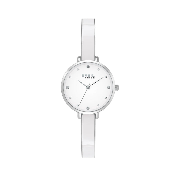 Breil horloge Sorbet Time 30 mm wit quartz staal EW0826
