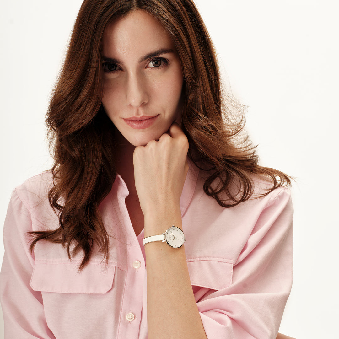 Breil horloge Sorbet Time 30 mm wit quartz staal EW0826