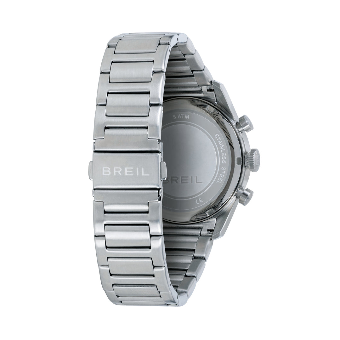 Breil Recon Chrono horloge 42mm grijs quartz staal EW0839