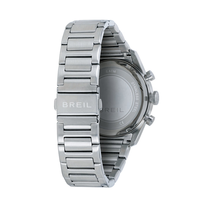 Breil Recon Chrono horloge 42mm grijs quartz staal EW0839