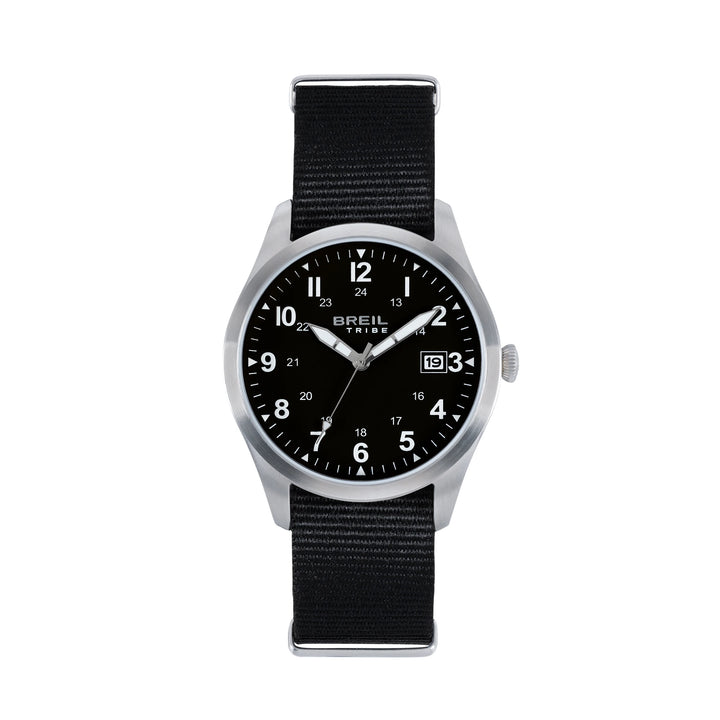 Breil Recon Uhr 39 mm schwarzer Quarzstahl EW0841