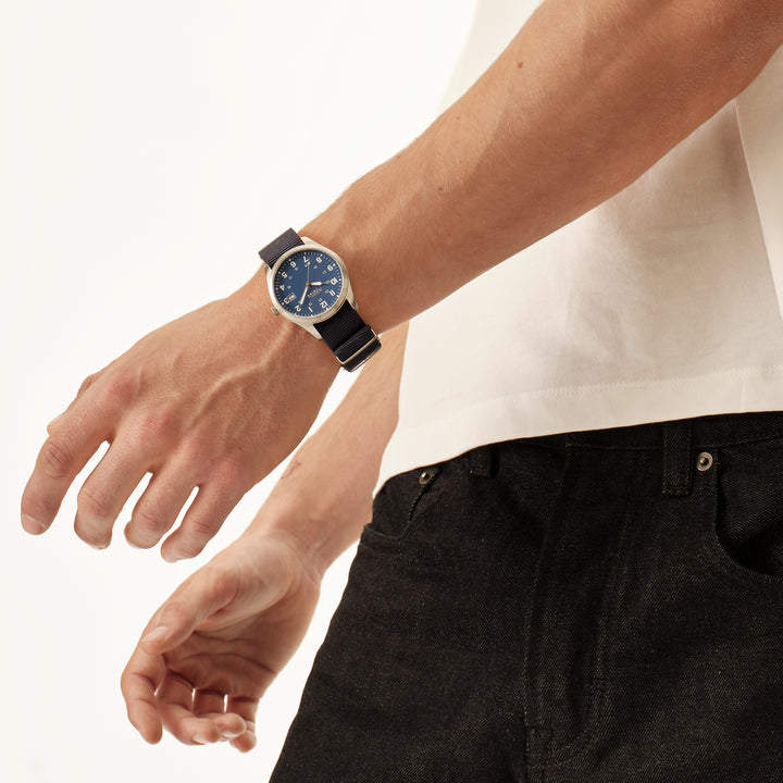 Breil Recon Uhr 39 mm schwarzer Quarzstahl EW0841