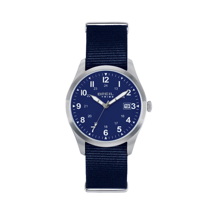 Breil Uhr Recon 39 mm blauer Quarzstahl EW0842