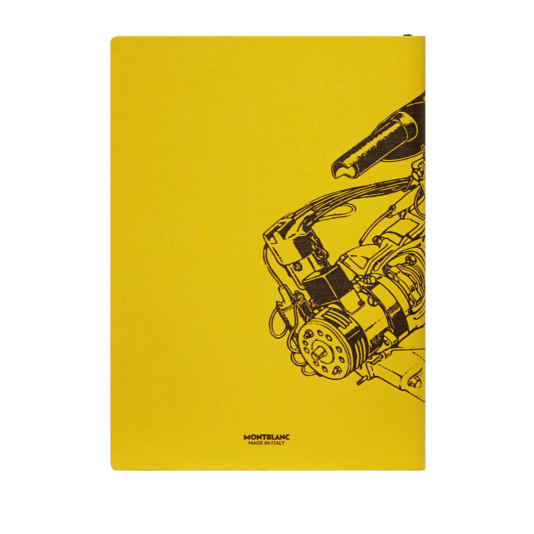 Montblanc Notizblock Nr. 146 liniert Montblanc Great Characters Enzo Ferrari Special Edition Modena Yellow 134717