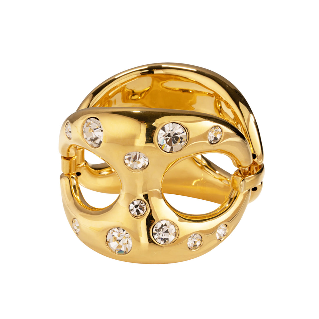 Federica Rossi Sea Collection armband Maglia Marina brons PVD afwerking 18kt gouden kristallen FR.BR.23