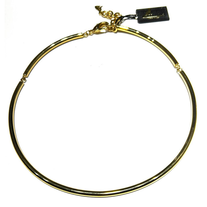 Federica Rossi stijve buisvormige choker met 18kt gouden PVD-afwerking FR.CO.33