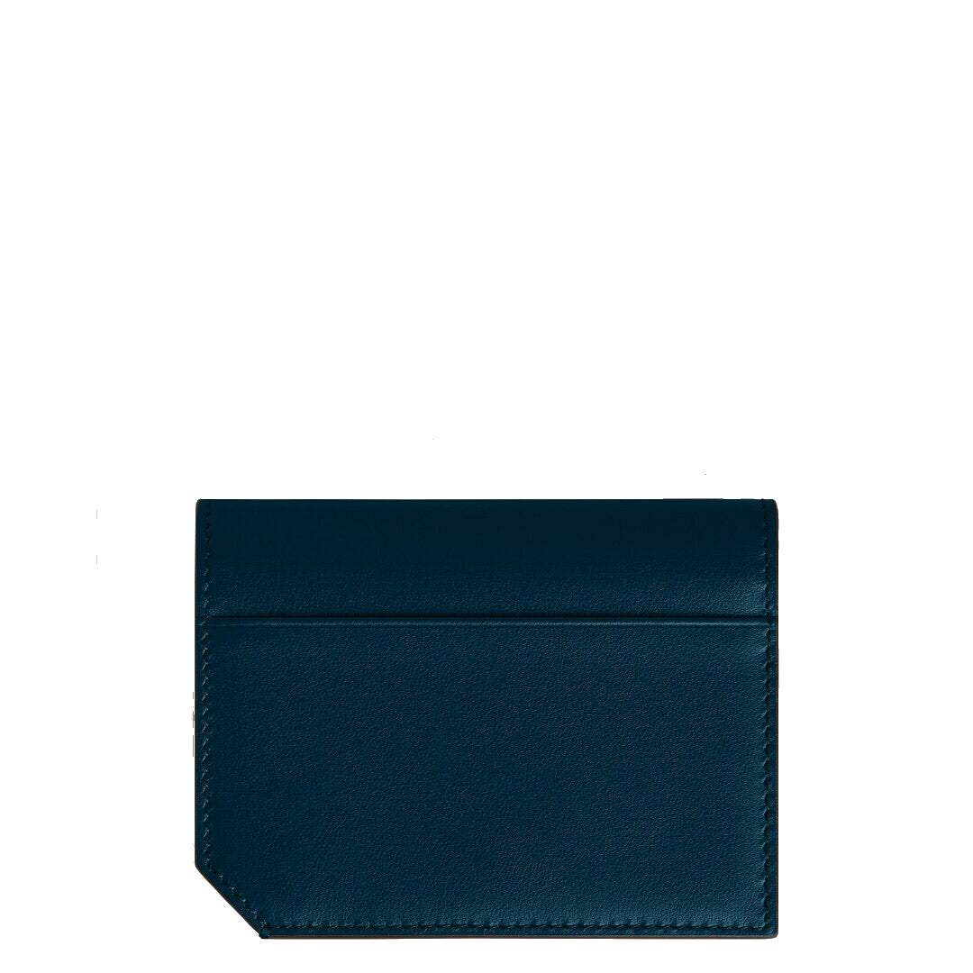 Montblanc mini wallet 4 compartments Soft blue legion 198747