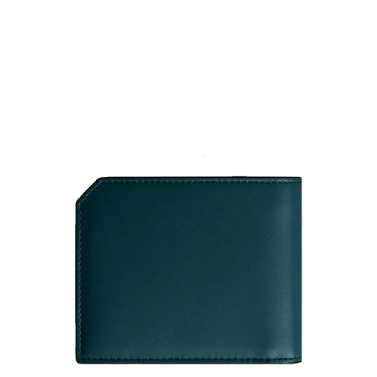 Montblanc wallet 6 compartments Soft blue legion 198743