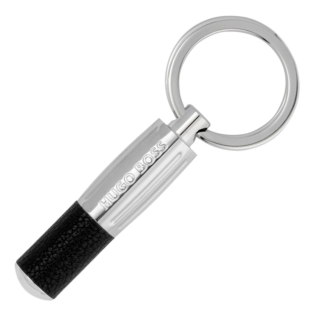 Hugo Boss Pure iconische sleutelhanger zwart HAK410A