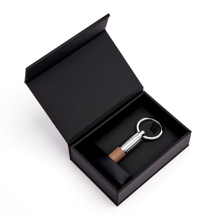 Hugo Boss Keyring Pure Iconic Camel HAK410X
