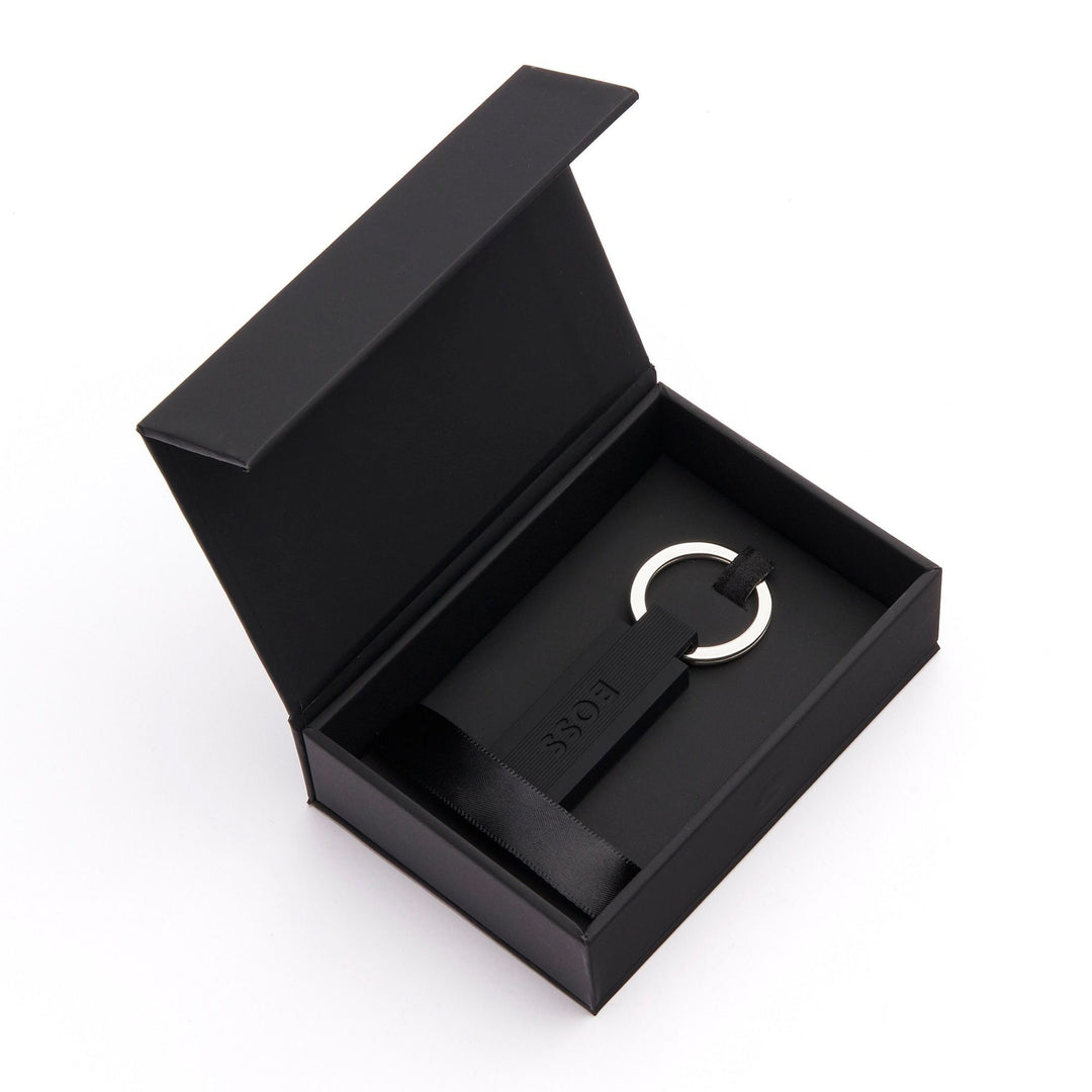 Hugo Boss Keyring Edge Iconic Black HAK421A