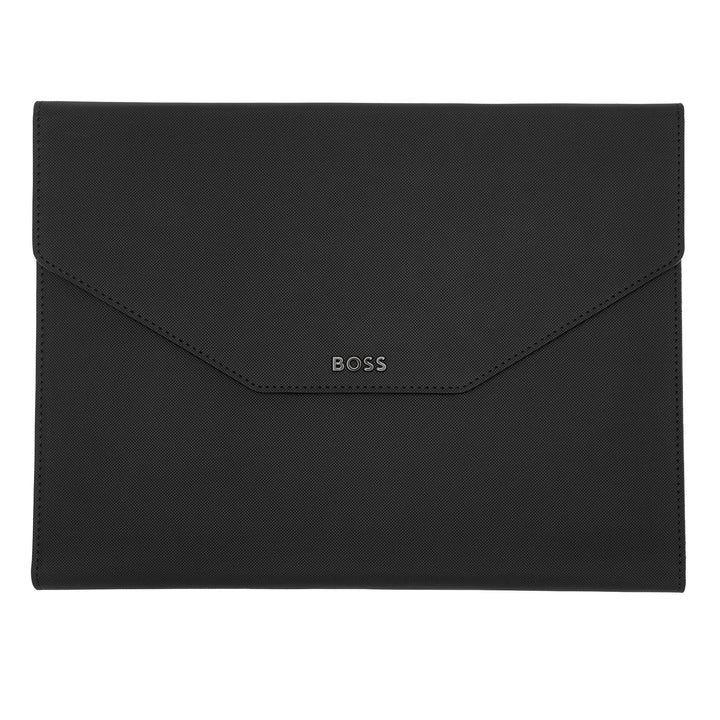 Hugo Boss A4 Rive Black Folder HDF414A