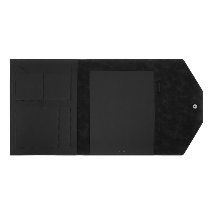 Hugo Boss A4 Rive Black Folder HDF414A